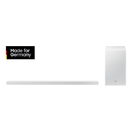 Discover the Samsung HW-S711GD White Soundbar - 31 Channels, 250 W of Powerful Audio Experience!